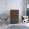 Tuhome Kamelot Dresser With Jewelry Box, Single Door Cabinet, Mirror, Two Drawers, Dark Walnut JLC6742 - alternate 6